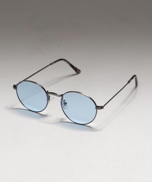 WEGO（ウィゴー）の「WEGO/メタルフレームカラーレンズサングラス（サングラス・レディース・その他2/その他3/その他1・FREE）」の3枚目の写真