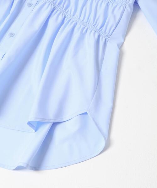 SENSE OF PLACE by URBAN RESEARCH（センスオブプレイスバイアーバンリサーチ）の「シャーリングデザインシャツ（シャツ/ブラウス・レディース・ライトブルー/オフホワイト/ピンク・ONE）」の21枚目の写真