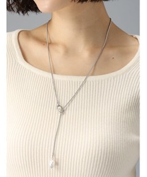 Edit Sheen（エディットシーン）の「パールポイントサークルラリエット（ネックレス）」