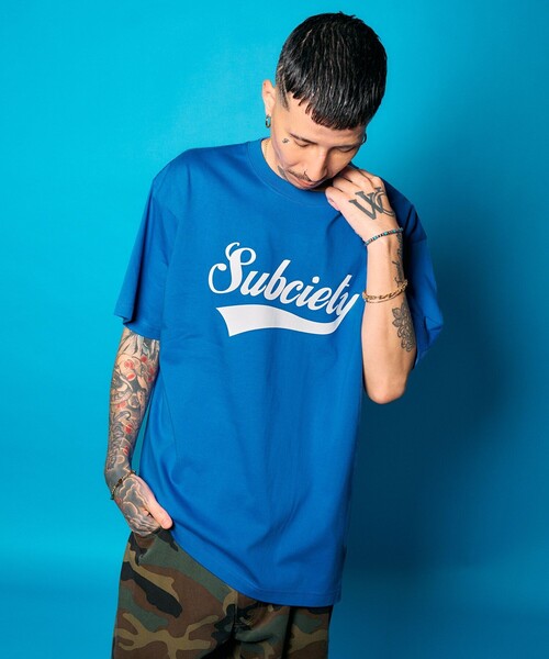 Subciety(サブサエティ)の「GLORIOUS tee(Tシャツ/カットソー・メンズ・ブルー/ブラック/ホワイト・SMALL/MEDIUM/LARGE/X-LARGE/XX-LARGE)」の13枚目の写真