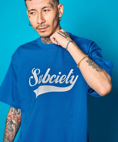 Subciety(サブサエティ)の「GLORIOUS tee(Tシャツ/カットソー・メンズ・ブルー/ブラック/ホワイト・SMALL/MEDIUM/LARGE/X-LARGE/XX-LARGE)」の12枚目の写真