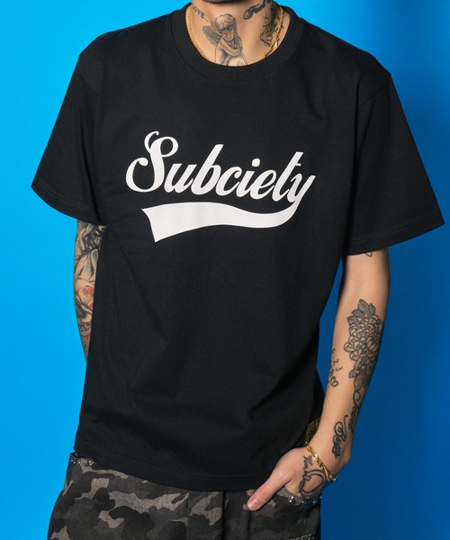 Subciety(サブサエティ)の「GLORIOUS tee(Tシャツ/カットソー・メンズ・ブルー/ブラック/ホワイト・SMALL/MEDIUM/LARGE/X-LARGE/XX-LARGE)」の1枚目の写真