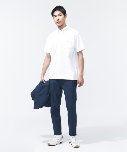 NEW BALANCE(ニューバランス)の「ニューバランス New Balance シューパッチポロシャツ(ポロシャツ・メンズ・ネイビー/ホワイト/ブラック・LL/L/M/S)」の5枚目の写真