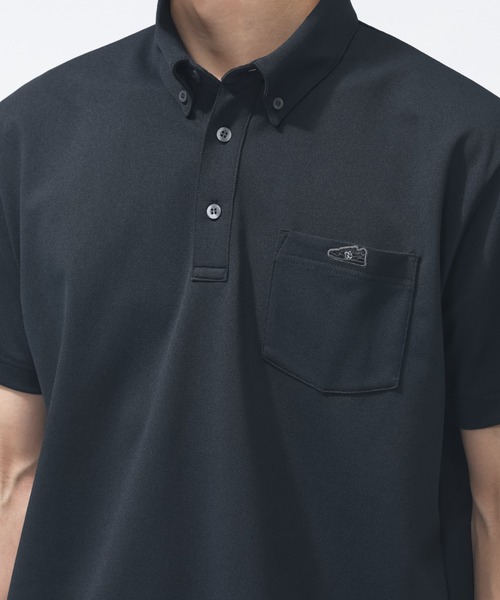 NEW BALANCE(ニューバランス)の「ニューバランス New Balance シューパッチポロシャツ(ポロシャツ・メンズ・ネイビー/ホワイト/ブラック・LL/L/M/S)」の8枚目の写真