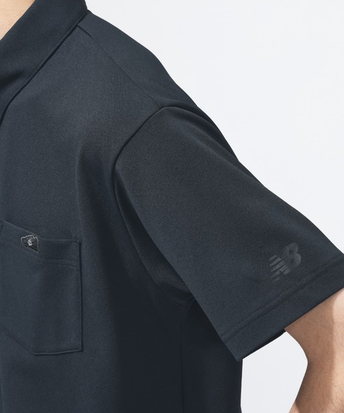 NEW BALANCE(ニューバランス)の「ニューバランス New Balance シューパッチポロシャツ(ポロシャツ・メンズ・ネイビー/ホワイト/ブラック・LL/L/M/S)」の9枚目の写真