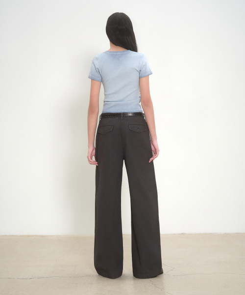 MUSINSA STANDARD WOMAN（ムシンサスタンダードウーマン）の「ウィメンズワイドペインターパンツ [ダークグレー]（その他パンツ・レディース・その他・30/24/25/26/27/28/29）」の3枚目の写真