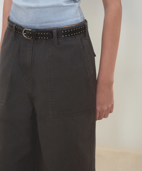 MUSINSA STANDARD WOMAN（ムシンサスタンダードウーマン）の「ウィメンズワイドペインターパンツ [ダークグレー]（その他パンツ・レディース・その他・30/24/25/26/27/28/29）」の5枚目の写真
