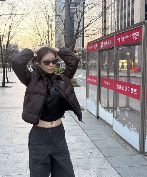 MUSINSA STANDARD WOMAN（ムシンサスタンダードウーマン）の「ウィメンズワイドペインターパンツ [ダークグレー]（その他パンツ・レディース・その他・30/24/25/26/27/28/29）」の8枚目の写真