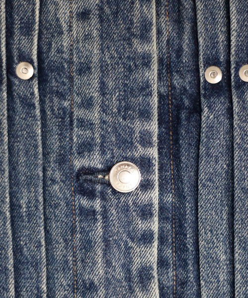 TANAKA（タナカ）の「【TANAKA/タナカ】THE JEAN JACKET（デニムジャケット・メンズ・ライトブルー・M/S）」の3枚目の写真
