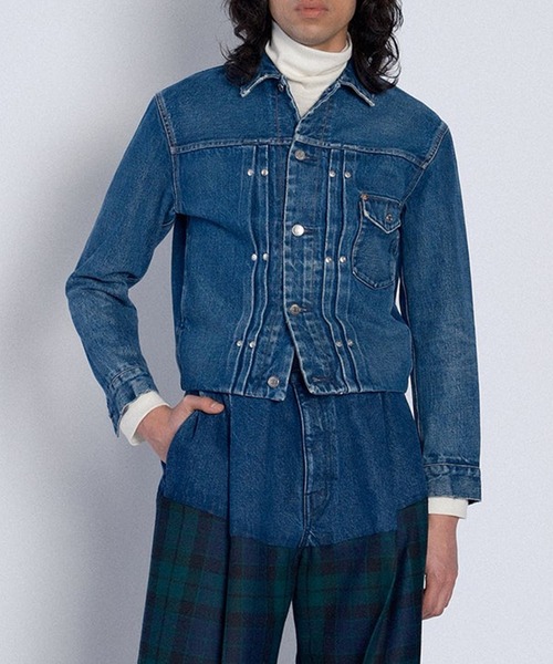 TANAKA（タナカ）の「【TANAKA/タナカ】THE JEAN JACKET（デニムジャケット・メンズ・ライトブルー・M/S）」の8枚目の写真