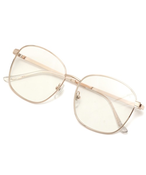 atmos pink（アトモスピンク）の「atmos pink Big Frame Sunglasses / アトモス ピンク ビッグ フレーム サングラス（サングラス・レディース・クリア・FREE）」の2枚目の写真