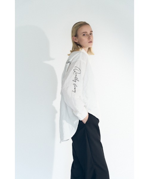 Muel Chic(ミュエルシック)の「Corina shirt コリナシャツ(シャツ/ブラウス・レディース・ブラック/ホワイト/ライトブルー・FREE)」の21枚目の写真