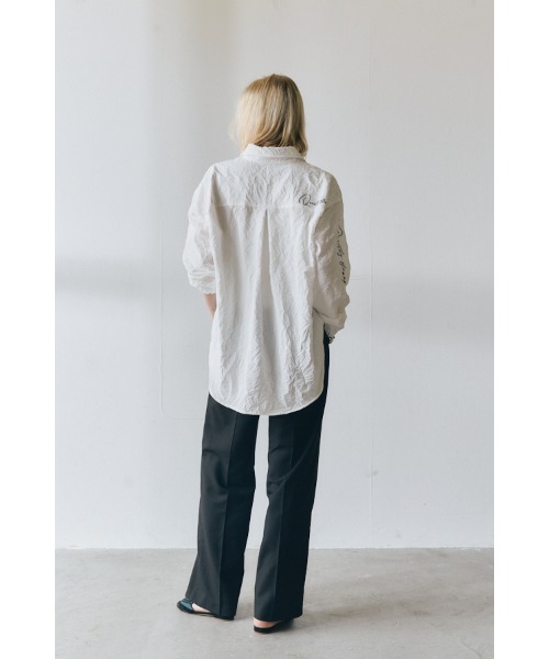 Muel Chic(ミュエルシック)の「Corina shirt コリナシャツ(シャツ/ブラウス・レディース・ブラック/ホワイト/ライトブルー・FREE)」の19枚目の写真
