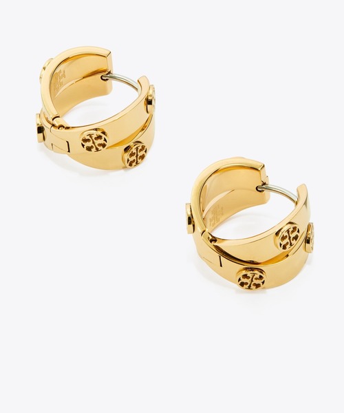 アイコン ダブルフープピアス（ピアス（両耳用））｜TORY BURCH 