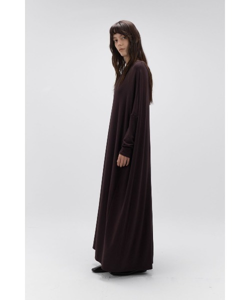 MIDWEST(ミッドウエスト)の「Studio Doe Mousse Knit Stretch One-piece(ワンピース・レディース・ダークブラウン/ブラック・MEDIUM/SMALL)」の17枚目の写真