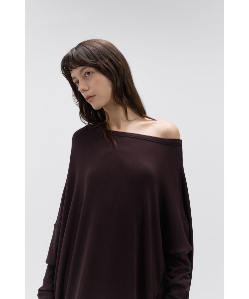 MIDWEST(ミッドウエスト)の「Studio Doe Mousse Knit Stretch One-piece(ワンピース・レディース・ダークブラウン/ブラック・MEDIUM/SMALL)」の19枚目の写真