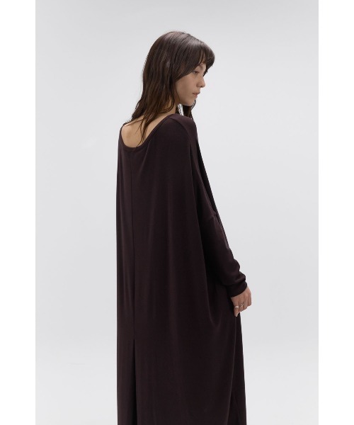 MIDWEST(ミッドウエスト)の「Studio Doe Mousse Knit Stretch One-piece(ワンピース・レディース・ダークブラウン/ブラック・MEDIUM/SMALL)」の21枚目の写真