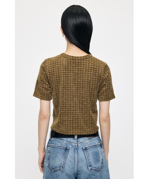 MOUSSY(マウジー)の「TWEEDY カーディガン(カーディガン/ボレロ・レディース・カーキ/オフホワイト/グレー・FREE)」の18枚目の写真
