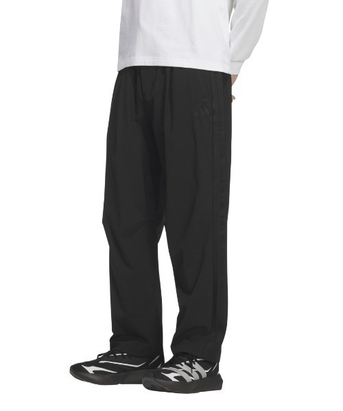 adidas(アディダス)の「アディダス adidas ストレッチ ツイル ルーズフィット テーパードレッグ 10分丈 オープンヘム パンツ(その他パンツ・メンズ・ネイビー/ブラック・S/M/L/LL/3L)」の2枚目の写真