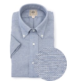 【WEB限定】【吸水速乾 / 高通気性 / ストレッチ / 防シワ】ブリーザブルレノクロス 半袖シャツ / B.D.