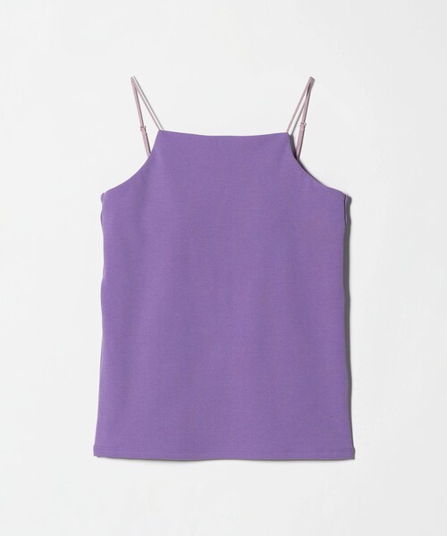 BEAUTY&YOUTH UNITED ARROWS(ビューティーアンドユースユナイテッドアローズ)の「2トーン アメリカンスリーブ キャミソール(キャミソール・レディース・ダークブラウン/パープル/オフホワイト・FREE)」の1枚目の写真