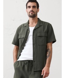 BANANA REPUBLIC FACTORY STORE　　スタンダードフィット ダブルウィーブ リゾートシャツ
