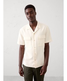 BANANA REPUBLIC FACTORY STORE スタンダードフィット ダブルウィーブ リゾートシャツ