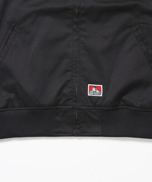 BEN DAVIS/WHITE LABEL(ベンデイビス ホワイトラベル)の「【BEN DAVIS(ベンデイビス)】THEATER EMB BM JACKET / ワーク ジャケット ジップ 刺繍 ポケット ワンポイント(ブルゾン・メンズ・カーキ/ブラック/ネイビー・LARGE/MEDIUM/X-LARGE)」の12枚目の写真