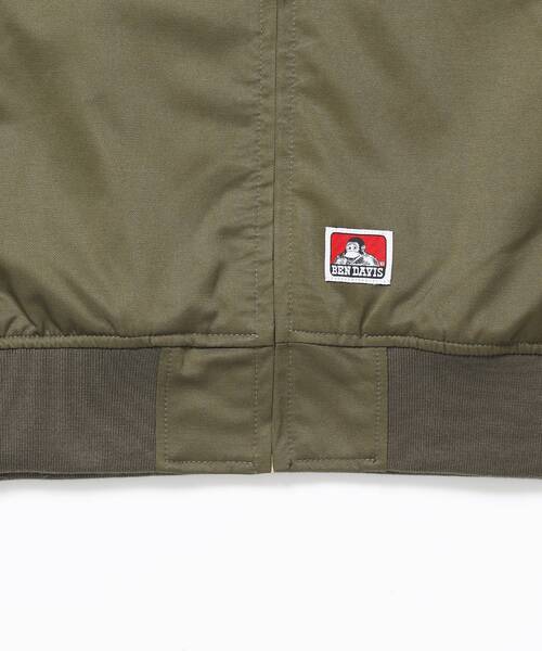 BEN DAVIS/WHITE LABEL(ベンデイビス ホワイトラベル)の「【BEN DAVIS(ベンデイビス)】THEATER EMB BM JACKET / ワーク ジャケット ジップ 刺繍 ポケット ワンポイント(ブルゾン・メンズ・カーキ/ブラック/ネイビー・LARGE/MEDIUM/X-LARGE)」の22枚目の写真