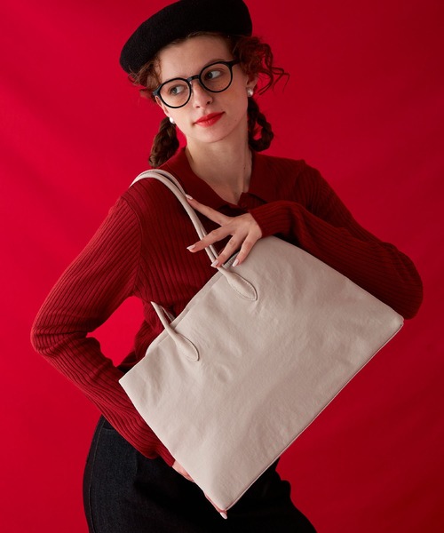 BONLECILL Marche（ボンルシールマルシェ）の「【BONLECILL Marche】《大容量》BIGボストンバッグ（ボストンバッグ・レディース・ブラウン/アイボリー/ブラック・FREE）」の22枚目の写真
