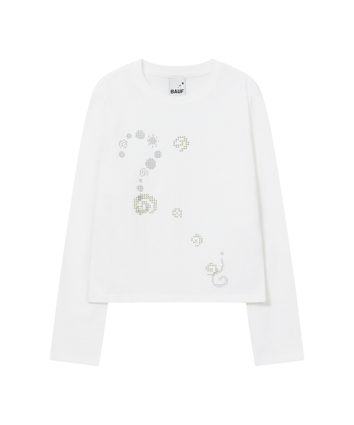 BAUF（バウフ）の「キュリアス スリムフィット ロングスリーブ [ホワイト]（Tシャツ/カットソー・レディース・その他・FREE）」の6枚目の写真