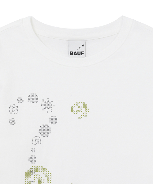 BAUF（バウフ）の「キュリアス スリムフィット ロングスリーブ [ホワイト]（Tシャツ/カットソー・レディース・その他・FREE）」の8枚目の写真