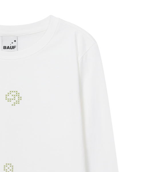 BAUF（バウフ）の「キュリアス スリムフィット ロングスリーブ [ホワイト]（Tシャツ/カットソー・レディース・その他・FREE）」の9枚目の写真
