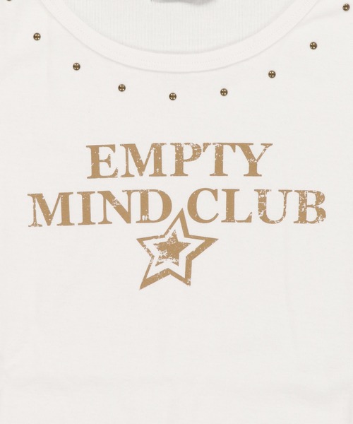 SPINNS(スピンズ)の「スタッズ付き半袖ピタTシャツ/ロゴ(Tシャツ/カットソー・レディース・ブラウン/レッド/ブラック/オフホワイト・ONESIZE)」の16枚目の写真