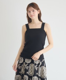 KATHARINE ROSS | 【KATHARINE ROSS】スクエア / Uネック 2WAYリブタンクトップ(タンクトップ)