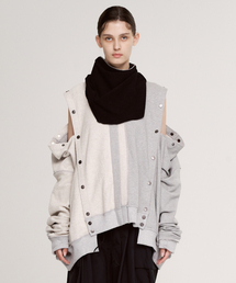 ASPARAGUS（アスパラガス）の「アシンメトリカルロゴスナップスウェットシャツ（スウェット）」