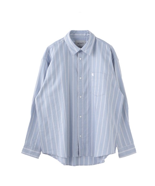 Carhartt WIP(カーハートダブリューアイピー)の「CARHARTT WIP / カーハート ダブリューアイピー L/S BEALE SHIRT(シャツ/ブラウス・メンズ・ブラック/ブルー・MEDIUM/SMALL)」の2枚目の写真