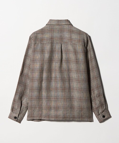 GUY ROVER（ギローバー）の「＜GUY ROVER＞チェック オーバーシャツ（シャツ/ブラウス・メンズ・ダークブラウン・S/M/L）」の7枚目の写真