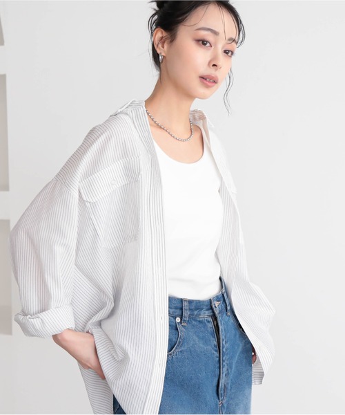 for/c(フォーシー)の「カップ付きタンクトップ【サスティナブル】(タンクトップ・レディース・ブラック/チャコール/オフホワイト・M/L/S)」の5枚目の写真