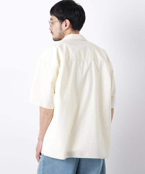 NANO universe(ナノユニバース)の「「OtoNANO」 タイプライター ウォッシュシャツ(シャツ/ブラウス・メンズ・ラベンダー/ブラウン/ベージュ系その他/ホワイト・M/L)」の14枚目の写真