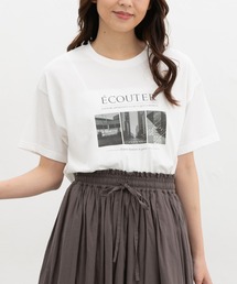 【ハニさら・接触冷感・UVカット】フォトプリントTシャツ