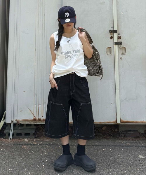 sedacle（セダクル）の「アソートデザインタンクトップ（タンクトップ・レディース・ブラック/オフホワイト/ブラック系その他/ホワイト系その他・SMALL/MEDIUM/LARGE）」の13枚目の写真