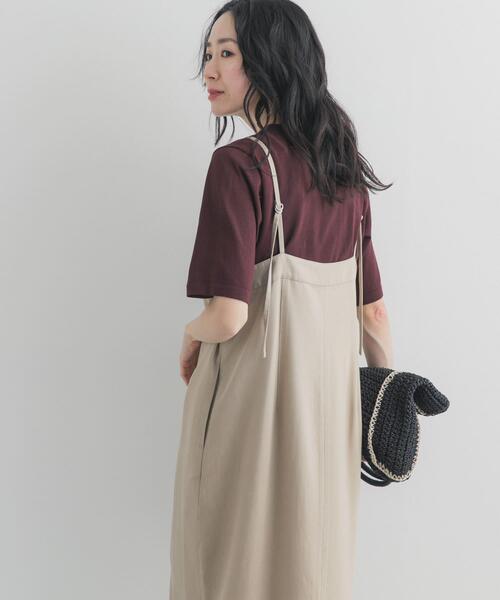 URBAN RESEARCH DOORS(アーバンリサーチドアーズ)の「バイオウォッシュキャミワンピース(ワンピース・レディース・ベージュ/グレー系その他・FREE)」の10枚目の写真