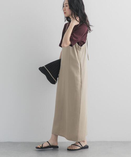 URBAN RESEARCH DOORS(アーバンリサーチドアーズ)の「バイオウォッシュキャミワンピース(ワンピース・レディース・ベージュ/グレー系その他・FREE)」の12枚目の写真