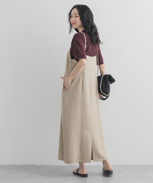 URBAN RESEARCH DOORS(アーバンリサーチドアーズ)の「バイオウォッシュキャミワンピース(ワンピース・レディース・ベージュ/グレー系その他・FREE)」の13枚目の写真