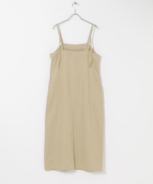 URBAN RESEARCH DOORS(アーバンリサーチドアーズ)の「バイオウォッシュキャミワンピース(ワンピース・レディース・ベージュ/グレー系その他・FREE)」の6枚目の写真