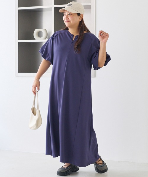 LAVEANGE(ラビアンジェ)の「メッセージロゴ刺繍キャップ(深め・つば広)(キャップ・レディース・ブラック/ベージュ・F)」の7枚目の写真