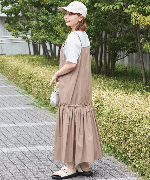 LAVEANGE(ラビアンジェ)の「メッセージロゴ刺繍キャップ(深め・つば広)(キャップ・レディース・ブラック/ベージュ・F)」の10枚目の写真