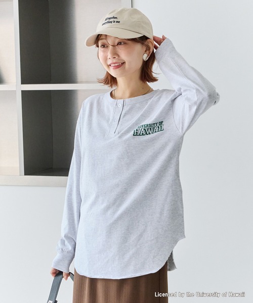 LAVEANGE(ラビアンジェ)の「メッセージロゴ刺繍キャップ(深め・つば広)(キャップ・レディース・ブラック/ベージュ・F)」の12枚目の写真