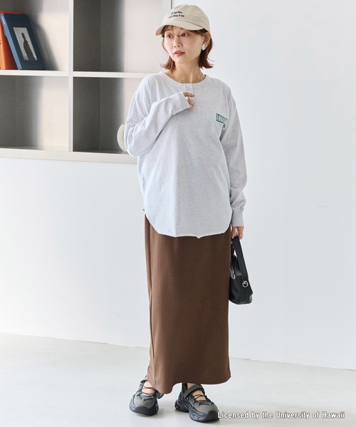 LAVEANGE(ラビアンジェ)の「メッセージロゴ刺繍キャップ(深め・つば広)(キャップ・レディース・ブラック/ベージュ・F)」の13枚目の写真